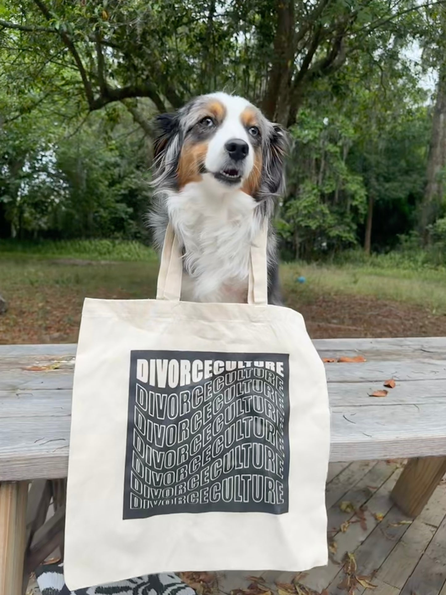 Divorce Culture Wavy Tote Bag